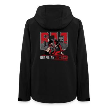 Brazilian Jiu-Jitsu Martial Arts - Women’s Recycled Softshell Jacket by Stanley/Stella - black - Back - AI Model Female 172 light (172cm)