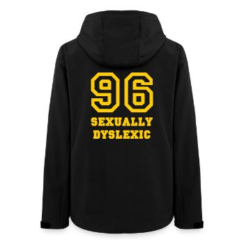 96 personnes dyslexiques sexuellement - Veste softshell femme recyclée Stanley/Stella - noir - Dos - AI Model Female 172 light (172cm)