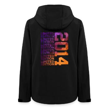 12 YEARS LIMITED EDITION 2014 12TH BIRTHDAY - Women’s Recycled Softshell Jacket by Stanley/Stella - black - Back - AI Model Female 172 light (172cm)
