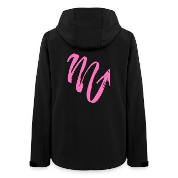 Skorpion - Tierzeichen / Horoskop  - Frauen Recycelte Softshelljacke von Stanley/Stella - Schwarz - Hinten - AI Model Female 172 light (172cm)