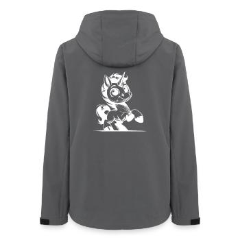 Kleines knuffiges Baby Einhorn charmant schauend - Frauen Recycelte Softshelljacke von Stanley/Stella - Anthrazit - Hinten - AI Model Female 172 light (172cm)