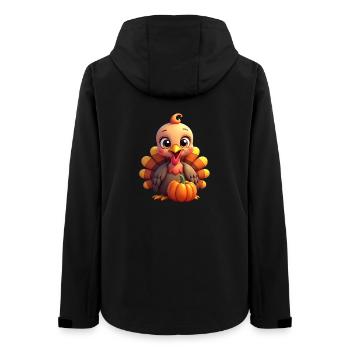 Bébé dinde de Thanksgiving - Veste softshell femme recyclée Stanley/Stella - noir - Dos - AI Model Female 172 light (172cm)