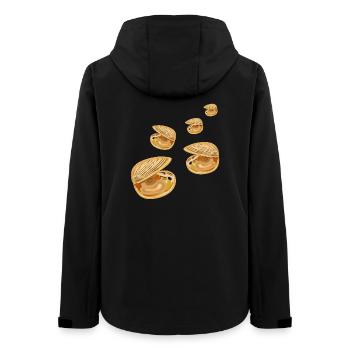 Decorative Shells - Women’s Recycled Softshell Jacket by Stanley/Stella - black - Back - AI Model Female 172 light (172cm)