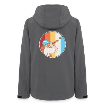 Pigeons d’argile - Veste softshell femme recyclée Stanley/Stella - charbon - Dos - AI Model Female 172 light (172cm)