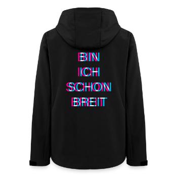 Hardtekk Tekk - Frauen Recycelte Softshelljacke von Stanley/Stella - Schwarz - Hinten - AI Model Female 172 light (172cm)