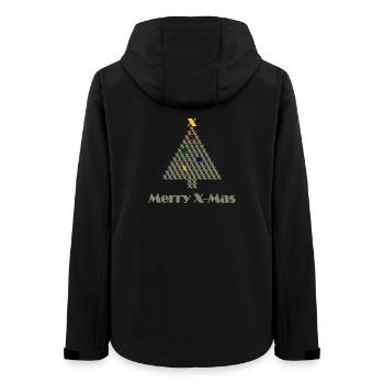Merry X-Mas! - Frauen Recycelte Softshelljacke von Stanley/Stella - Schwarz - Hinten - AI Model Female 172 light (172cm)