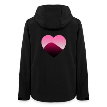 Love - Women’s Recycled Softshell Jacket by Stanley/Stella - black - Back - AI Model Female 172 light (172cm)