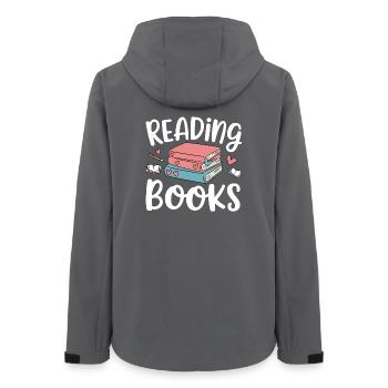 lire des livres - Veste softshell femme recyclée Stanley/Stella - charbon - Dos - AI Model Female 172 light (172cm)