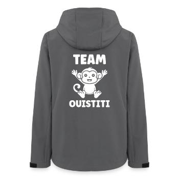 ouistiti - Veste softshell femme recyclée Stanley/Stella - charbon - Dos - AI Model Female 172 light (172cm)