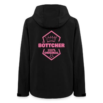 Arbeit Boettcher - Frauen Recycelte Softshelljacke von Stanley/Stella - Schwarz - Hinten - AI Model Female 172 light (172cm)