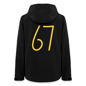 67 - Veste softshell femme recyclée Stanley/Stella - noir - Dos - AI Model Female 172 light (172cm)