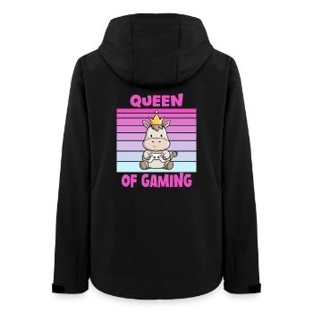 game queen controller - Frauen Recycelte Softshelljacke von Stanley/Stella - Schwarz - Hinten - AI Model Female 172 light (172cm)