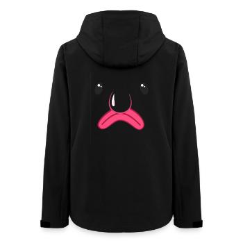 Lustiger Blobfish Face Worlds hässlichste Tierkunst - Frauen Recycelte Softshelljacke von Stanley/Stella - Schwarz - Hinten - AI Model Female 172 light (172cm)