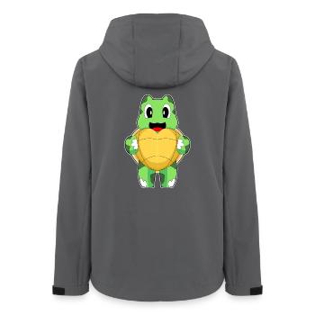 Cœur de Tortue - Veste softshell femme recyclée Stanley/Stella - charbon - Dos - AI Model Female 172 light (172cm)