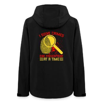 Spécialité en sciences forensiques : Résoudre des crimes un - Veste softshell femme recyclée Stanley/Stella - noir - Dos - AI Model Female 172 light (172cm)