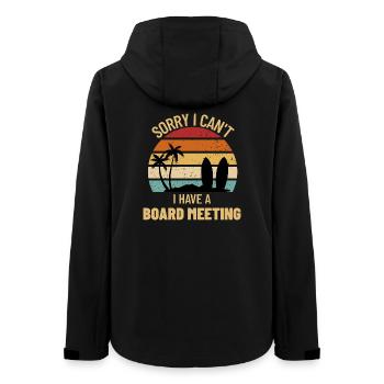 Surfer-Surfer-Dad-lustiges Surfbrett-Treffen - Frauen Recycelte Softshelljacke von Stanley/Stella - Schwarz - Hinten - AI Model Female 172 light (172cm)