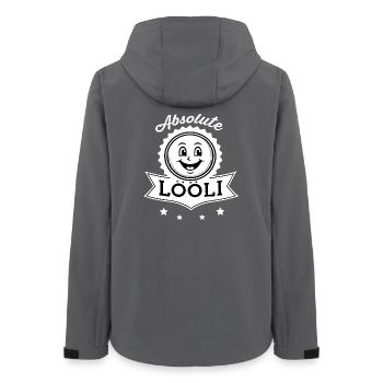 Absolute Lööli - Women’s Recycled Softshell Jacket by Stanley/Stella - anthracite - Back - AI Model Female 172 light (172cm)