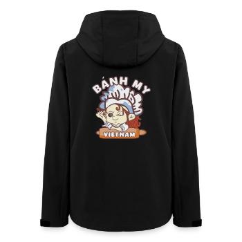 Banh mi Vietnam - Veste softshell femme recyclée Stanley/Stella - noir - Dos - AI Model Female 172 light (172cm)
