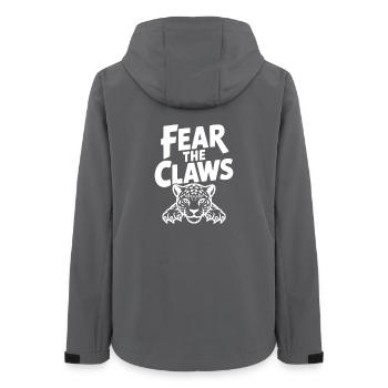 Fear the Claws - Women’s Recycled Softshell Jacket by Stanley/Stella - anthracite - Back - AI Model Female 172 light (172cm)
