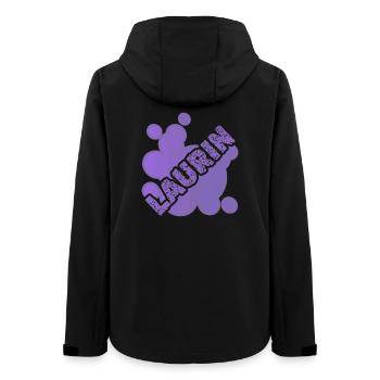 Laurin comme prénom - Veste softshell femme recyclée Stanley/Stella - noir - Dos - AI Model Female 172 light (172cm)