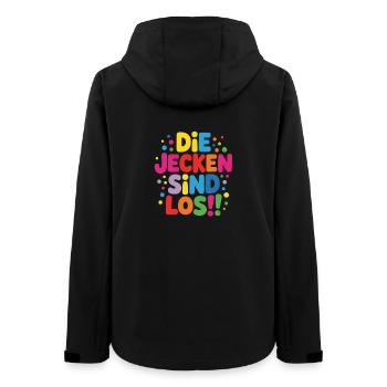 Costume du Carnaval de Jecken - Veste softshell femme recyclée Stanley/Stella - noir - Dos - AI Model Female 172 light (172cm)