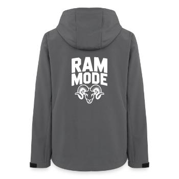 RAM-Modus - Frauen Recycelte Softshelljacke von Stanley/Stella - Anthrazit - Hinten - AI Model Female 172 light (172cm)