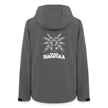 Team Tarantula - Women’s Recycled Softshell Jacket by Stanley/Stella - anthracite - Back - AI Model Female 172 light (172cm)