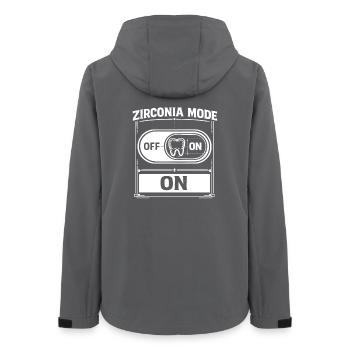 Technicien dentaire – Zirconia Mode - Veste softshell femme recyclée Stanley/Stella - charbon - Dos - AI Model Female 172 light (172cm)