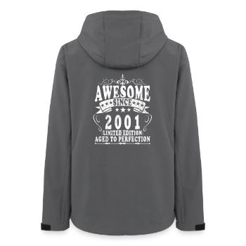 Édition limitée anniversaire 2001 - Veste softshell femme recyclée Stanley/Stella - charbon - Dos - AI Model Female 172 light (172cm)