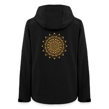 mandala - Veste softshell femme recyclée Stanley/Stella - noir - Dos - AI Model Female 172 light (172cm)