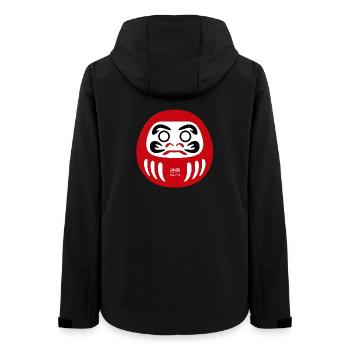 Daruma Focus - Women’s Recycled Softshell Jacket by Stanley/Stella - black - Back - AI Model Female 172 light (172cm)