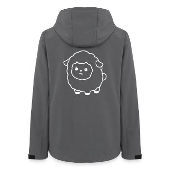 Schaf Schäfchen Lamm - Frauen Recycelte Softshelljacke von Stanley/Stella - Anthrazit - Hinten - AI Model Female 172 light (172cm)