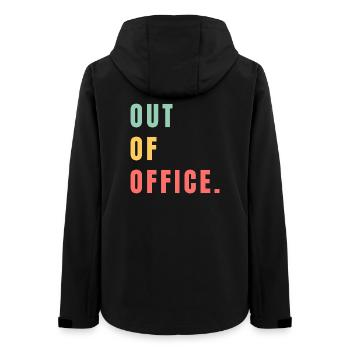 Absent du bureau - Veste softshell femme recyclée Stanley/Stella - noir - Dos - AI Model Female 172 light (172cm)