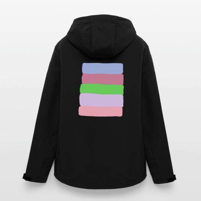 Pastellstreifen-Stack Frauen Recycelte Softshelljacke von Stanley/Stella