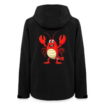 Costume de homard Créature marine crabe sous-marine - Veste softshell femme recyclée Stanley/Stella - noir - Dos - AI Model Female 172 light (172cm)
