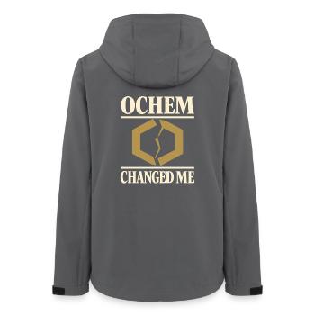 Organic Chemistry Ochem Ochem Survivor Premed Chem - Women’s Recycled Softshell Jacket by Stanley/Stella - anthracite - Back - AI Model Female 172 light (172cm)