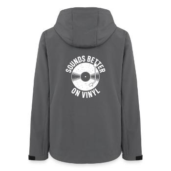 Son meilleur sur vinyle - Veste softshell femme recyclée Stanley/Stella - charbon - Dos - AI Model Female 172 light (172cm)