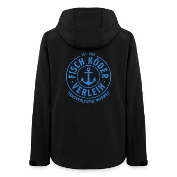 Angler Shirt,  Fisch Köder Verleih, hoodie, Tasche - Frauen Recycelte Softshelljacke von Stanley/Stella - Schwarz - Hinten - AI Model Female 172 light (172cm)