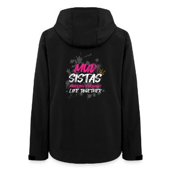 Mud Sistas Schlammlauf Mud Run Muddy Race - Frauen Recycelte Softshelljacke von Stanley/Stella - Schwarz - Hinten - AI Model Female 172 light (172cm)