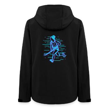 Hockey player - Women’s Recycled Softshell Jacket by Stanley/Stella - black - Back - AI Model Female 172 light (172cm)