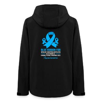 ME CFS - Women’s Recycled Softshell Jacket by Stanley/Stella - black - Back - AI Model Female 172 light (172cm)