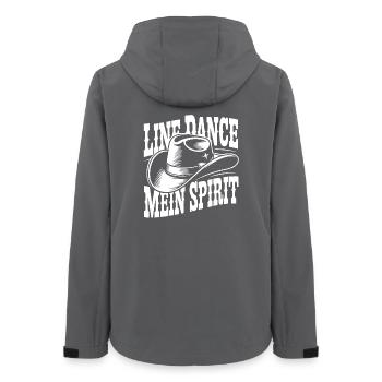 Line Dance Spirit - Veste softshell femme recyclée Stanley/Stella - charbon - Dos - AI Model Female 172 light (172cm)