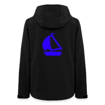 Sail - Women’s Recycled Softshell Jacket by Stanley/Stella - black - Back - AI Model Female 172 light (172cm)