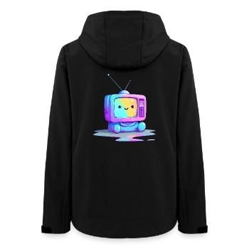 Jouet en peluche Rainbow TV - Veste softshell femme recyclée Stanley/Stella - noir - Dos - AI Model Female 172 light (172cm)