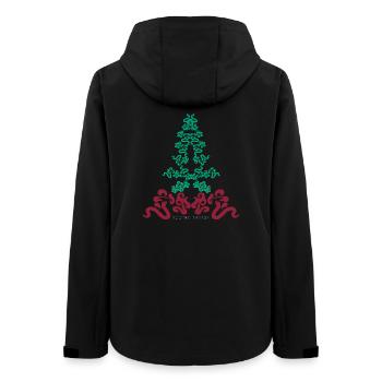 Rooted energy - Women’s Recycled Softshell Jacket by Stanley/Stella - black - Back - AI Model Female 172 light (172cm)