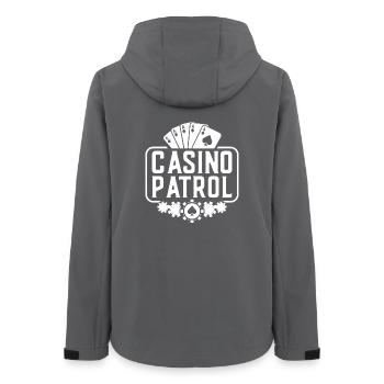 Casino Gambler Casino Patrouille Casino Patrouille - Veste softshell femme recyclée Stanley/Stella - charbon - Dos - AI Model Female 172 light (172cm)