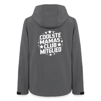 Coolste Mamas Club Mitglied - Frauen Recycelte Softshelljacke von Stanley/Stella - Anthrazit - Hinten - AI Model Female 172 light (172cm)