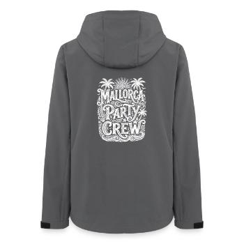 Mallorca Party Crew - Veste softshell femme recyclée Stanley/Stella - charbon - Dos - AI Model Female 172 light (172cm)