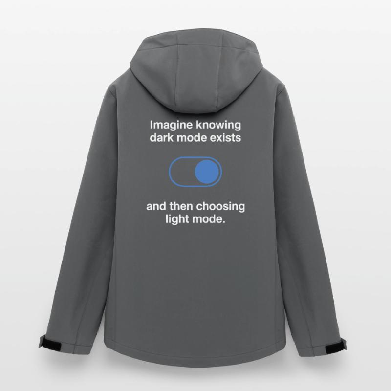 Le mode sombre existe Programmeur IT Nerd Coder Office Veste softshell femme recyclée Stanley/Stella