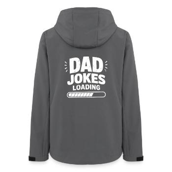 dad jokes loading - Frauen Recycelte Softshelljacke von Stanley/Stella - Anthrazit - Hinten - AI Model Female 172 light (172cm)